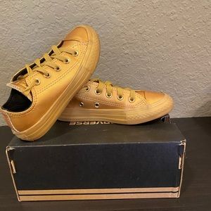 Gold Converse Low (Preschool)